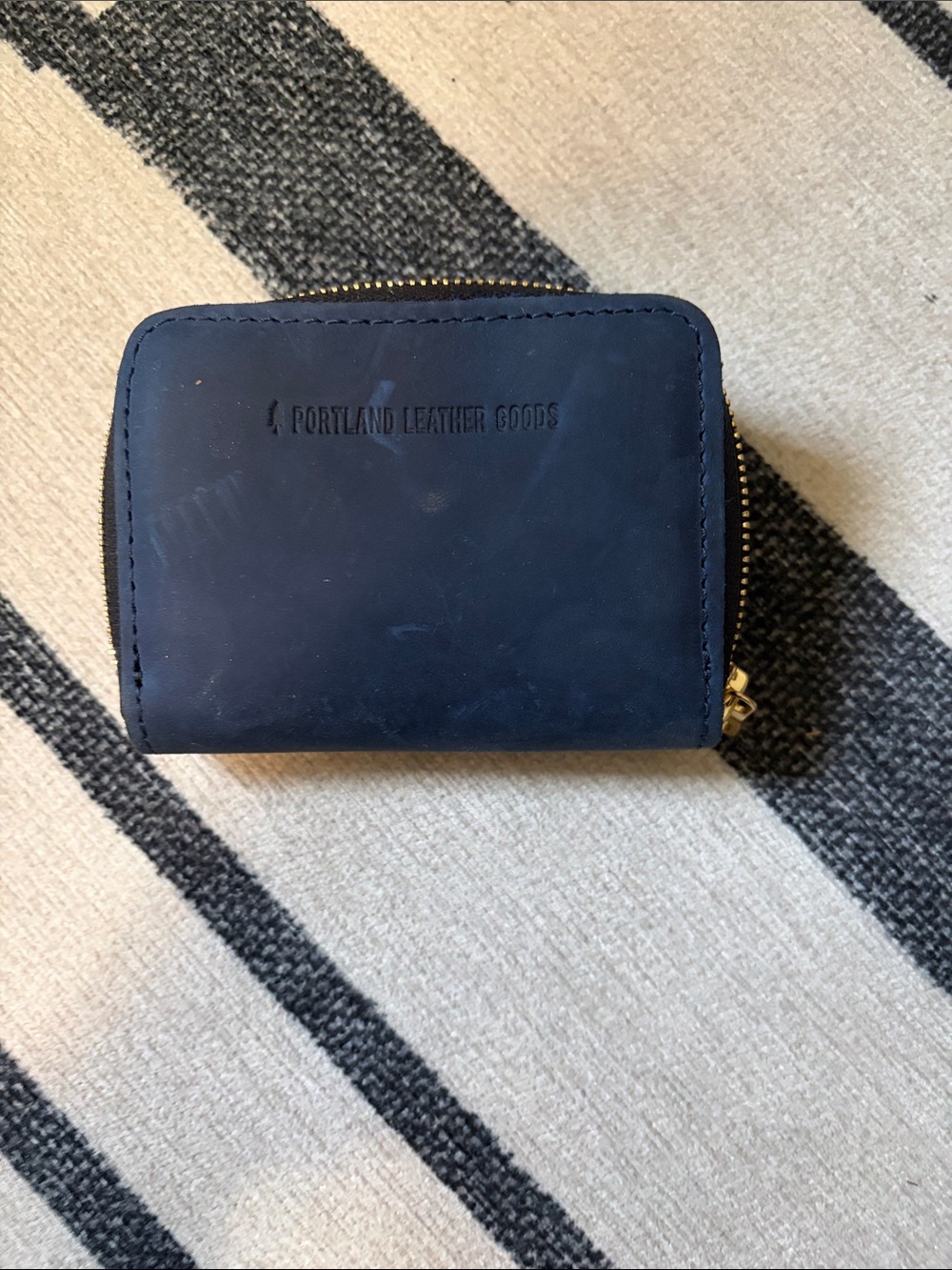 Women’s Portland Leather Goods Navy Wallet